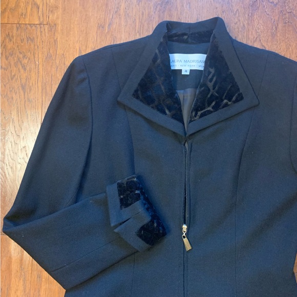 Laura Madrigano Vintage Wool Suit - Size 4 - Picture 7 of 11